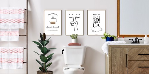 Affiches et posters Toilettes